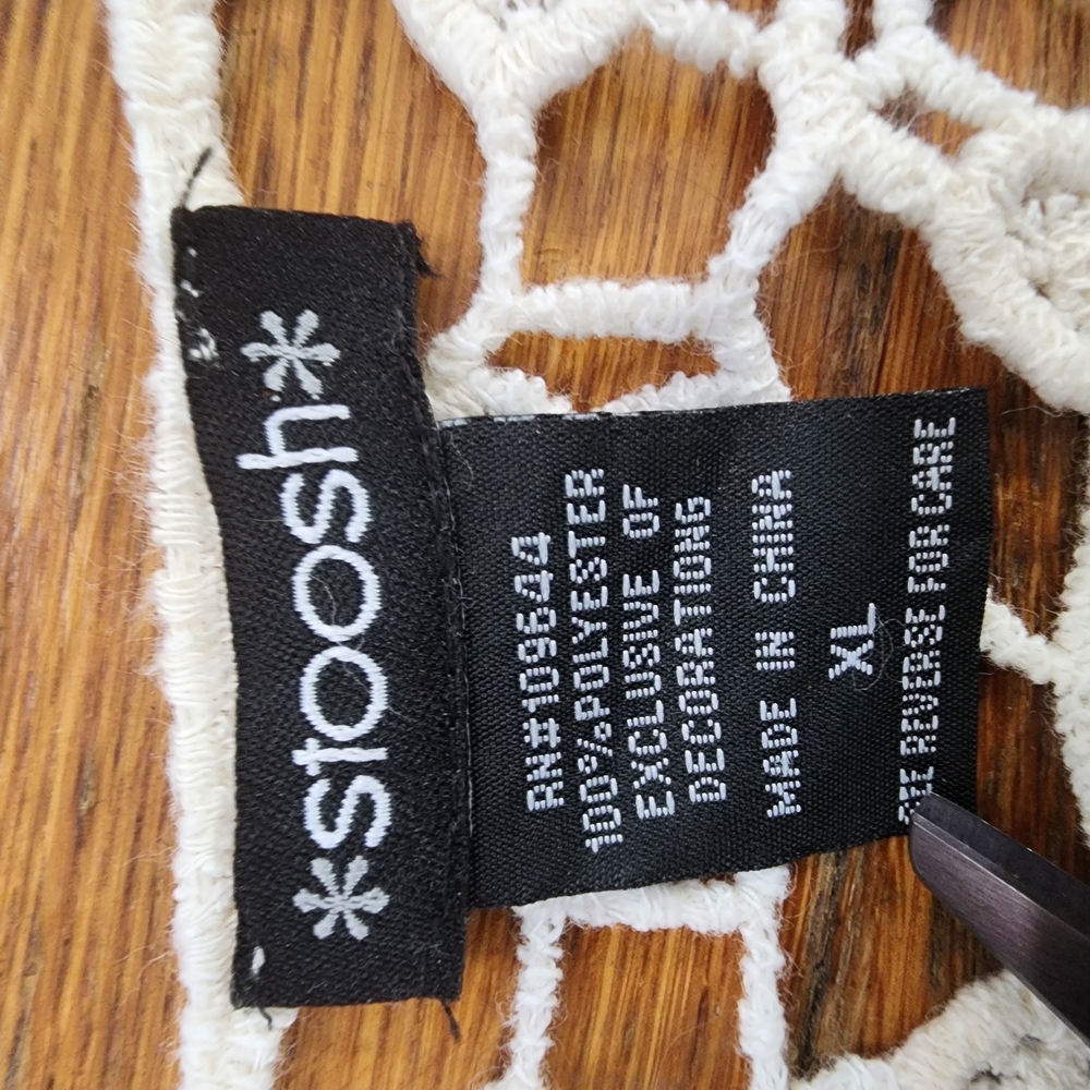 💥 Cream Crochet-Back Peasant Blouse - Women - Picture 4 of 7